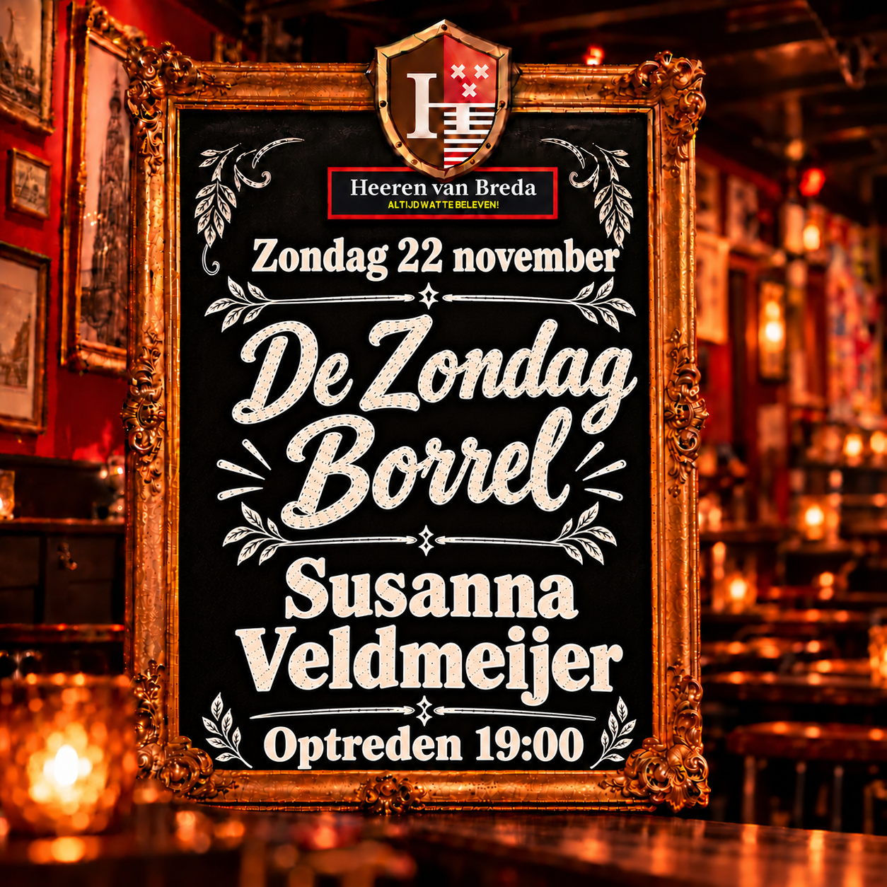 De zondag borrel