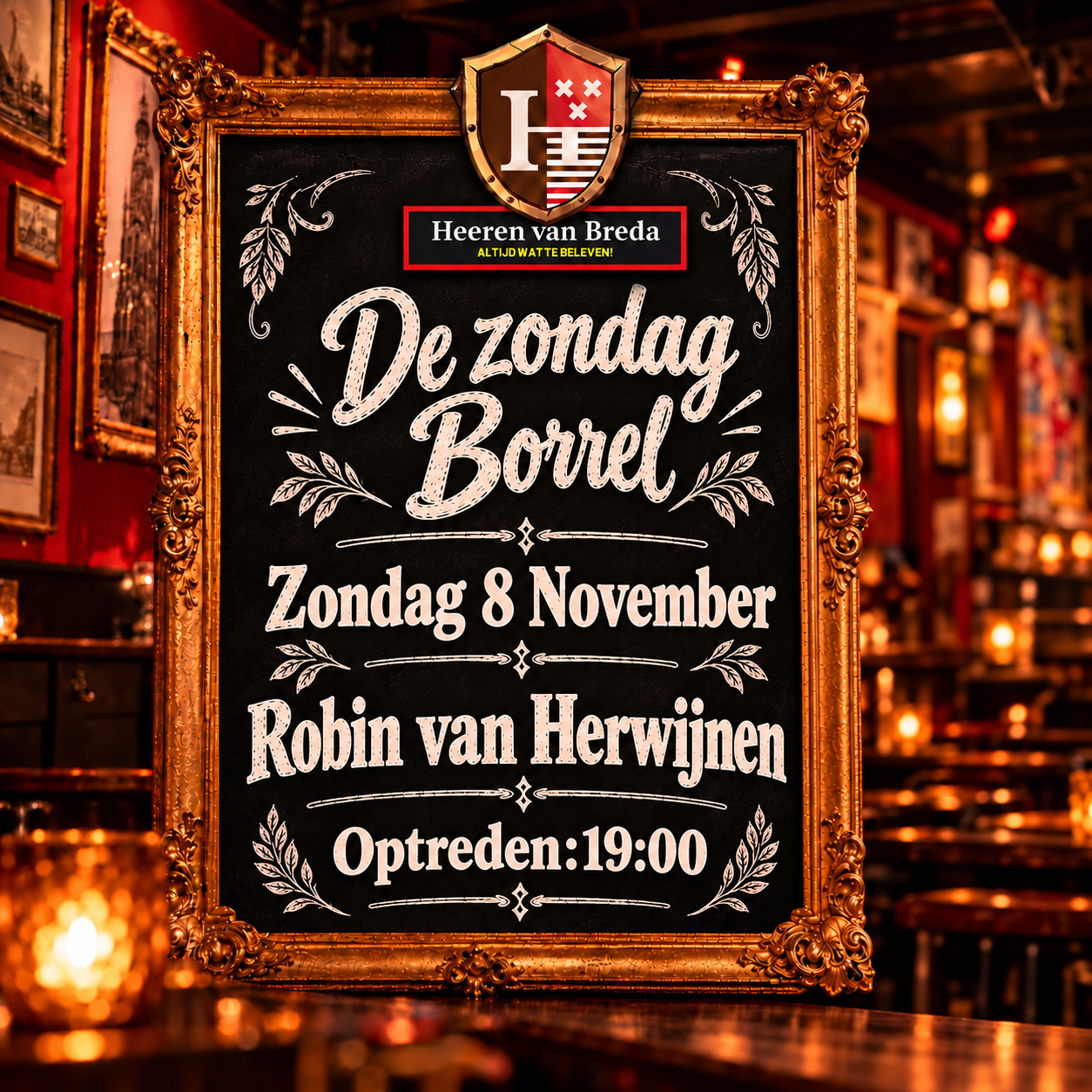 De zondag borrel